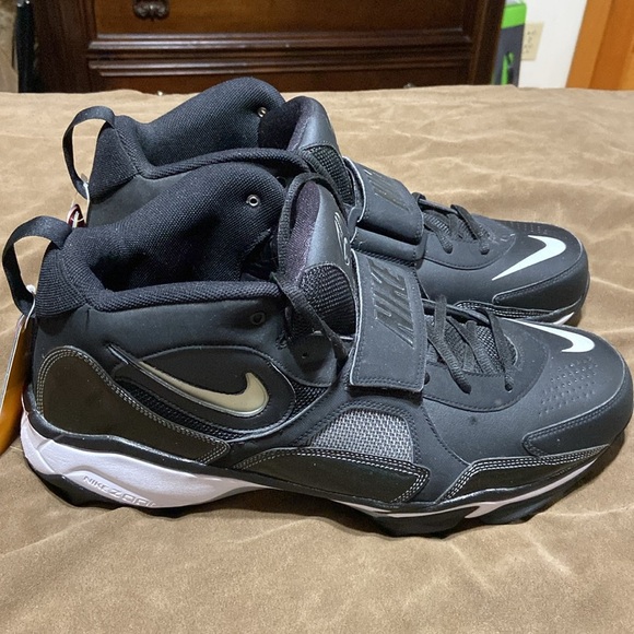 Nike Zoom Code Destroyer Black Football Cleats Athletic Sneakers Size 16W - Picture 2 of 5